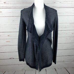 Elie Tahari Silk Blend Sparkle Cardigan XS